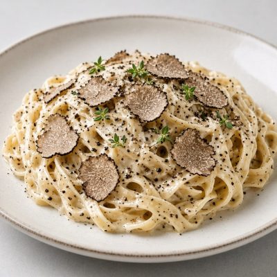 トリュフクリームパスタ
